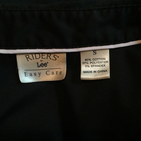 Rider’s by Lee Black Dress Shirt - Picture 3 of 3